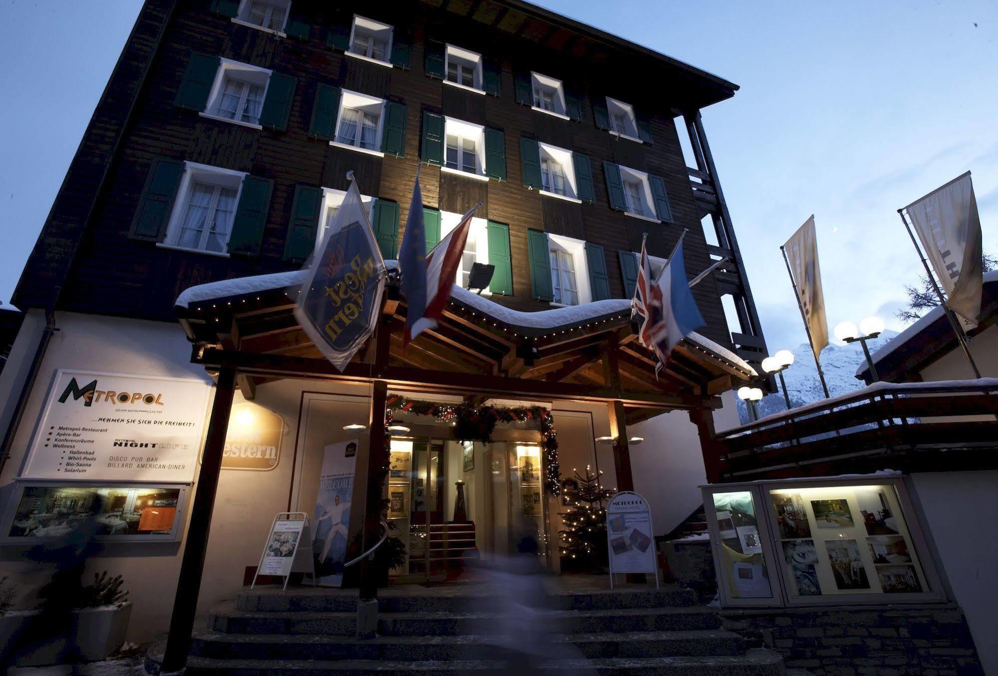 Hotel Metropol Saas-Fee Buitenkant foto